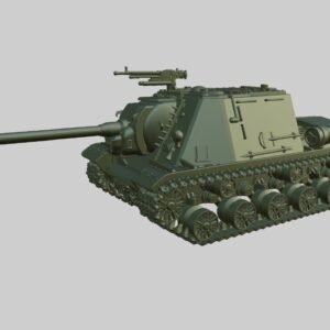 WW2 SOVIET ISU-122, 3D PRINTED, MANY SCALES AVAILABLE