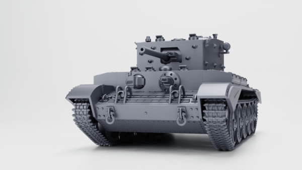 WW2 UK A24 CRUISER MK.VII CAVALIER, 3D PRINTED, MANY SCALES AVAILABLE - Image 8