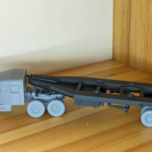 WW2 UK SCAMMELL PIONEER TANK TRANSPORTER, 3D PRINTED, MANY SCALES AVAILABLE