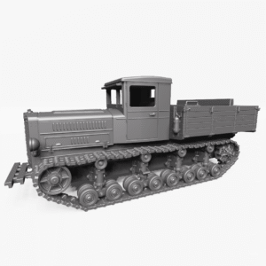 WW2 USSR KOMINTERN ARTILLERY TRACTOR, 3D PRINTED, MANY SCALES AVAILABLE