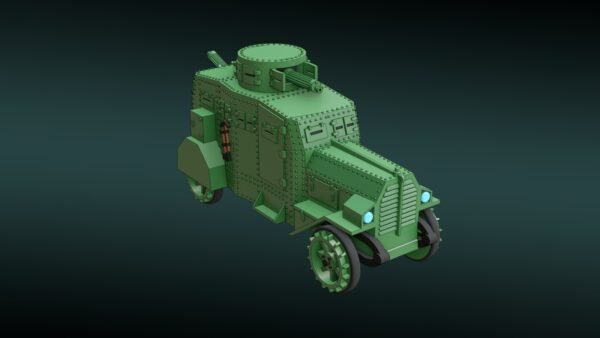 WW1 GERMAN, EHRHARDT EV4 1915, 3D PRINTED, MANY SCALES AVAILABLE - Image 3