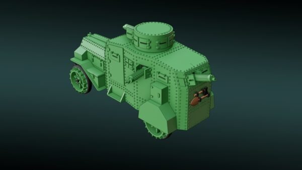 WW1 GERMAN, EHRHARDT EV4 1915, 3D PRINTED, MANY SCALES AVAILABLE - Image 4