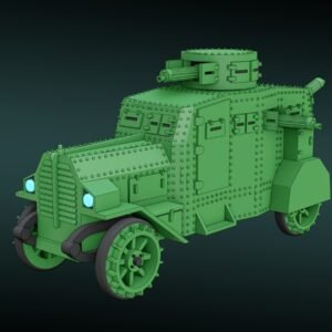 WW1 GERMAN, EHRHARDT EV4 1915, 3D PRINTED, MANY SCALES AVAILABLE