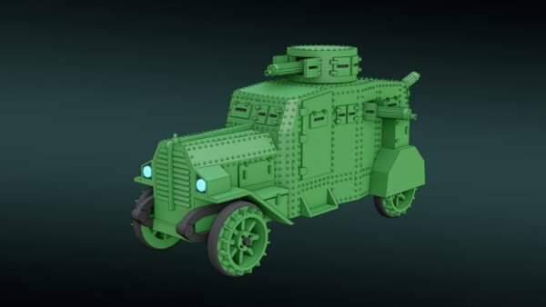 WW1 GERMAN, EHRHARDT EV4 1915, 3D PRINTED, MANY SCALES AVAILABLE