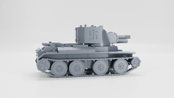 WW2 FINNISH LIGHT TANK BT-42, 3D PRINTED, MANY SCALES AVAILABLE - Image 3