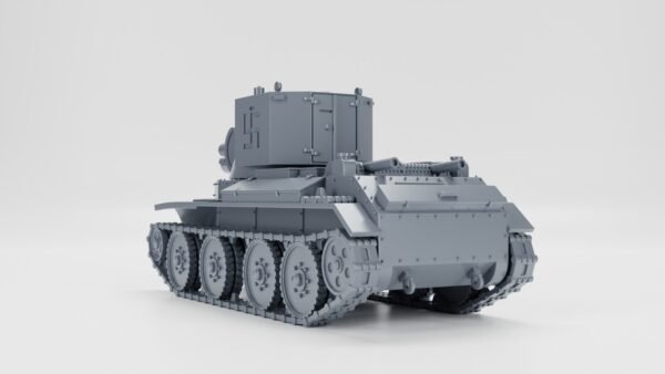 WW2 FINNISH LIGHT TANK BT-42, 3D PRINTED, MANY SCALES AVAILABLE - Image 6