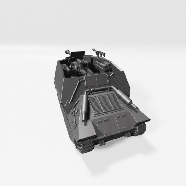 WW2 GERMAN PAK 40 AUF PANZERKAMPFWAGEN 737 FCM,3D PRINTED, MANY SCALES AVAILABLE - Image 3