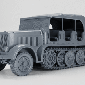 WW2 GERMAN SD.KFZ.8 DB9 ZUGKRAFTWAGEN 12T, 3D PRINTED, MANY SCALES AVAILABLE