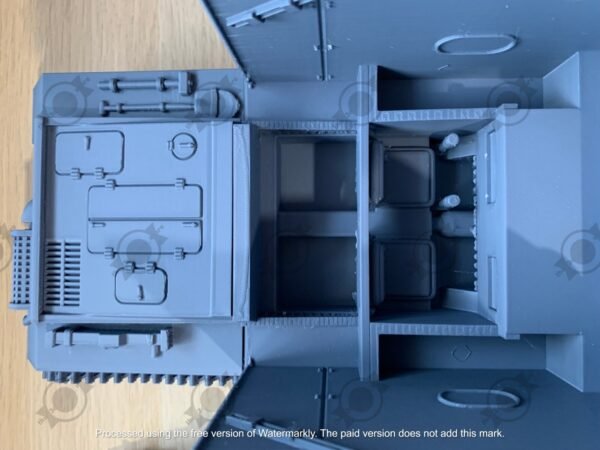 WW2 GERMAN SIG 33 AUF (SD.KFZ.101) , 3D PRINTED, MANY SCALES AVAILABLE - Image 12