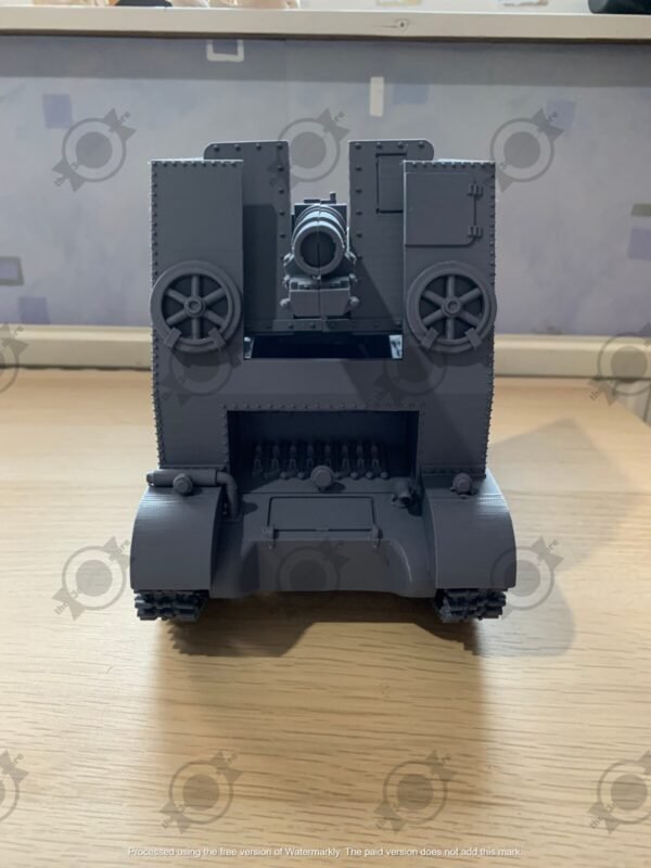 WW2 GERMAN SIG 33 AUF (SD.KFZ.101) , 3D PRINTED, MANY SCALES AVAILABLE - Image 3