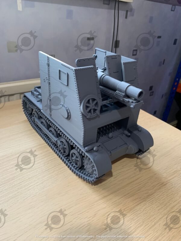 WW2 GERMAN SIG 33 AUF (SD.KFZ.101) , 3D PRINTED, MANY SCALES AVAILABLE - Image 4