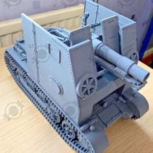 WW2 GERMAN SIG 33 AUF (SD.KFZ.101) , 3D PRINTED, MANY SCALES AVAILABLE