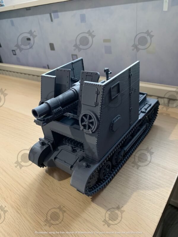 WW2 GERMAN SIG 33 AUF (SD.KFZ.101) , 3D PRINTED, MANY SCALES AVAILABLE - Image 5