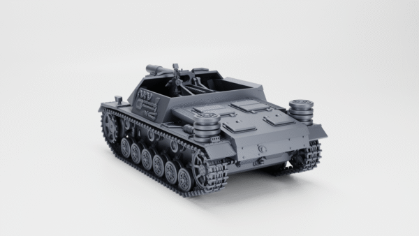 WW2 GERMAN SIG 33 (SF)AUF PANZERKAMPFWAGON III,3D PRINTED, MANY SCALES AVAILABLE - Image 5