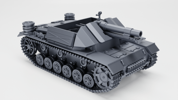 WW2 GERMAN SIG 33 (SF)AUF PANZERKAMPFWAGON III,3D PRINTED, MANY SCALES AVAILABLE - Image 7