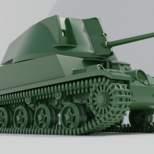 WW2 HUNGARY 40M NIMROD AA GUN, 3D PRINTED, MANY SCALES AVAILABLE
