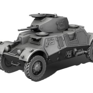 WW2 SWEDEN LANDSVERK LYNX (PANSARBIL M/39), 3D PRINTED, MANY SCALES AVAILABLE