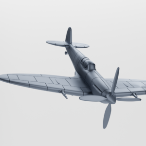 WW2 UK SPITFIRE, MK.IX, 3D PRINTED, MANY SCALES AVAILABLE