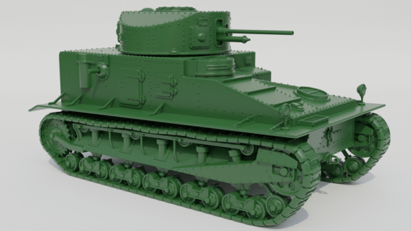 WW2 UK VICKERS MEDIUM TANK MK.I,3D PRINTED, MANY SCALES AVAILABLE - Image 3