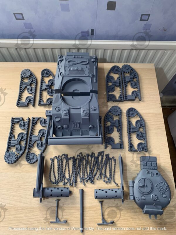 WW2 USA SHERMAN M4A4 CRAB, 3D PRINTED, MANY SCALES AVAILABLE - Image 12