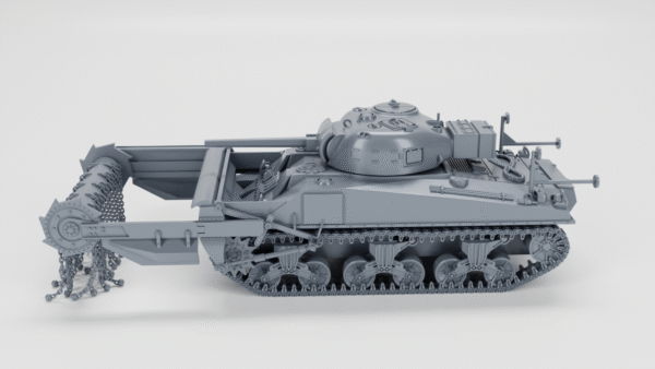 WW2 USA SHERMAN M4A4 CRAB, 3D PRINTED, MANY SCALES AVAILABLE - Image 17