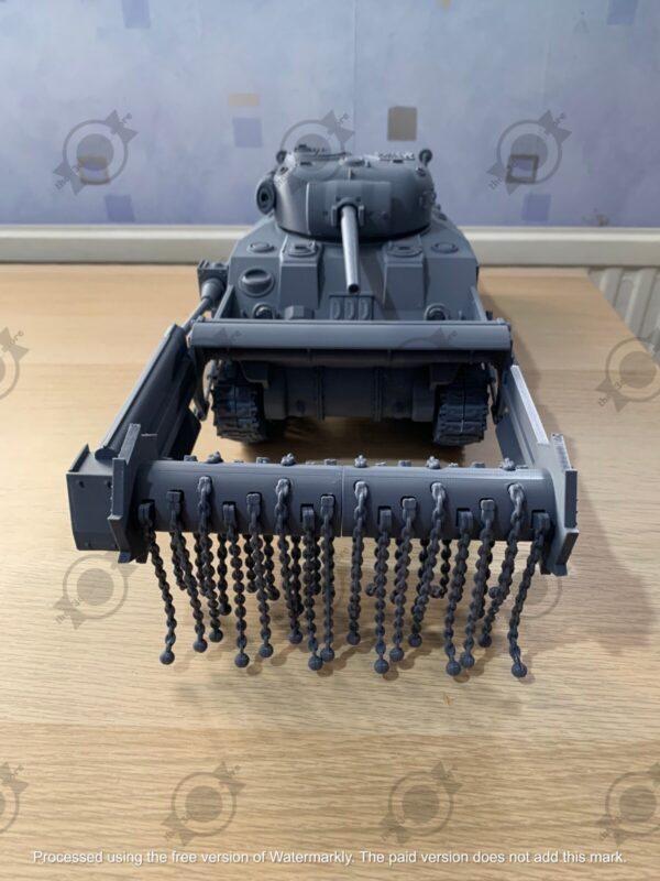 WW2 USA SHERMAN M4A4 CRAB, 3D PRINTED, MANY SCALES AVAILABLE - Image 3