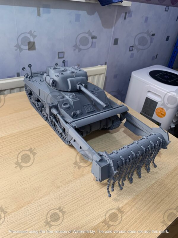 WW2 USA SHERMAN M4A4 CRAB, 3D PRINTED, MANY SCALES AVAILABLE - Image 4