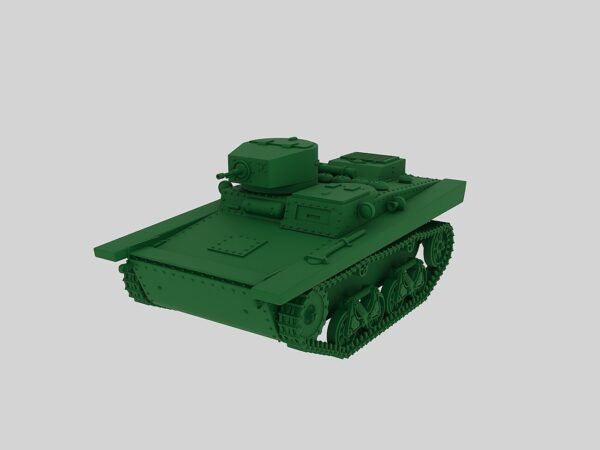 WW2 USSR AMPHIBIOUS LIGHT TANK T-38A , 3D PRINTED, MANY SCALES AVAILABLE