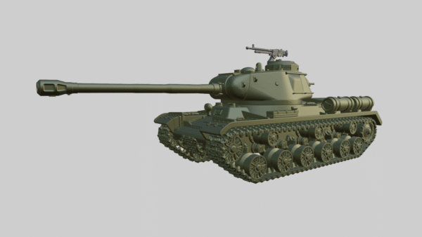 WW2 USSR IS-2 HEAVY TANK, 3D PRINTED, MANY SCALES AVAILABLE - Image 5