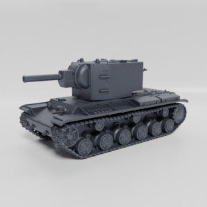 WW2 USSR KV-2 HEAVY TANK, 3D PRINTED, MANY SCALES AVAILABLE