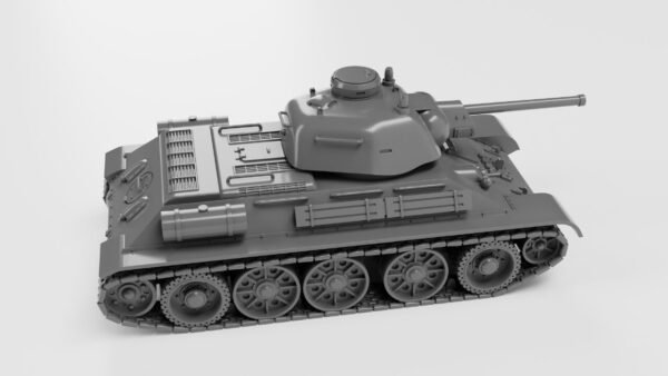 WW2 USSR  T-34/76 TANK(MODEL 1943) 3D PRINTED, MANY SCALES AVAILABLE - Image 3