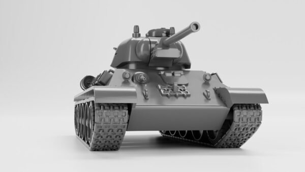 WW2 USSR  T-34/76 TANK(MODEL 1943) 3D PRINTED, MANY SCALES AVAILABLE - Image 5
