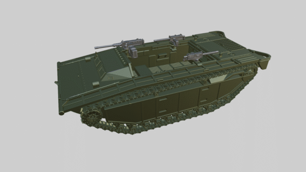 1/35 WW2 USA LVT-2 WATER BUFFALO (Amphibious, US), 3D PRINTED-LARGE MODEL - Image 3