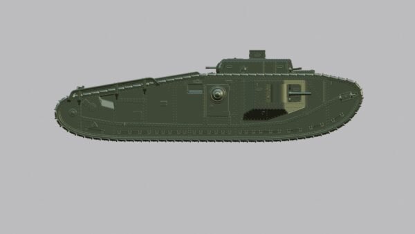 WW1 UK MARK VIII LIBERTY TANK, 3D PRINTED, MANY SCALES AVAILABLE - Image 4