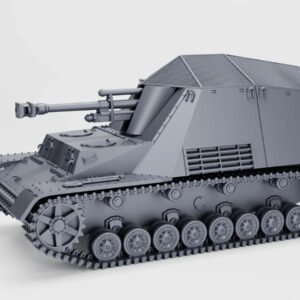 WW2 GERMAN HUMMEL-WESPE SPG  3D PRINTED, MANY SCALES AVAILABLE