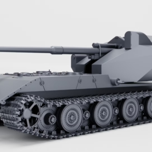 WW2 GERMAN WAFFENTRAGER AUF E100, 3D PRINTED, MANY SCALES AVAILABLE