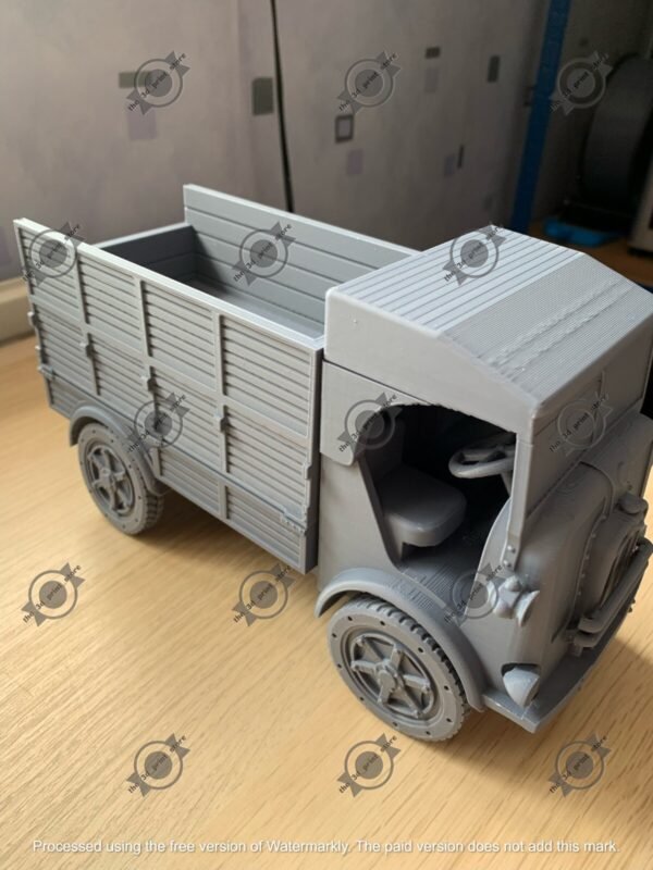 WW2 ITALT Fiat SPA CL-39 TRUCK, 3D PRINTED, MANY SCALES AVAILABLE - Image 4