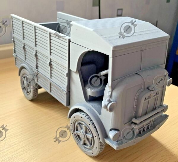 WW2 ITALT Fiat SPA CL-39 TRUCK, 3D PRINTED, MANY SCALES AVAILABLE