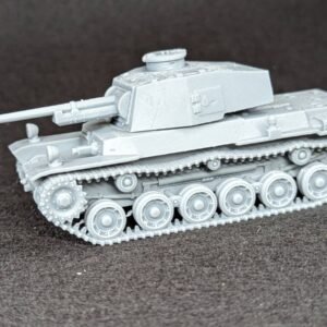 WW2 JAPAN TYPE 3 MEDIUM TANK CHI-NU,3D PRINTED,MANY SCALES AVAILABLE