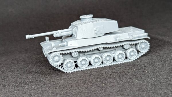 WW2 JAPAN TYPE 3 MEDIUM TANK CHI-NU,3D PRINTED,MANY SCALES AVAILABLE
