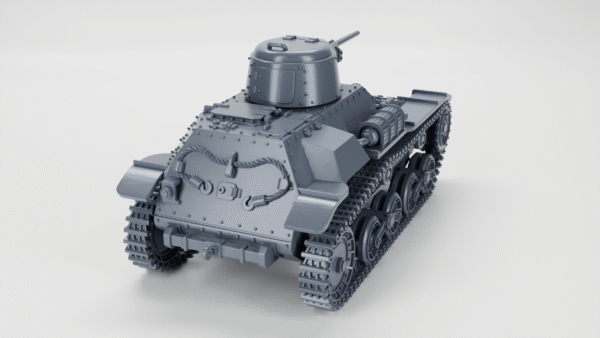 WW2 JAPAN TYPE 97 TE-KE TANKETTE, 3D PRINTED, MANY SCALES AVAILABLE - Image 3