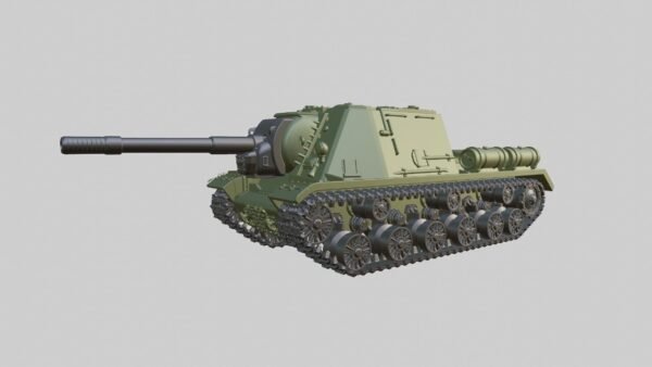 WW2 SOVIET ISU-152, 3D PRINTED, MANY SCALES AVAILABLE