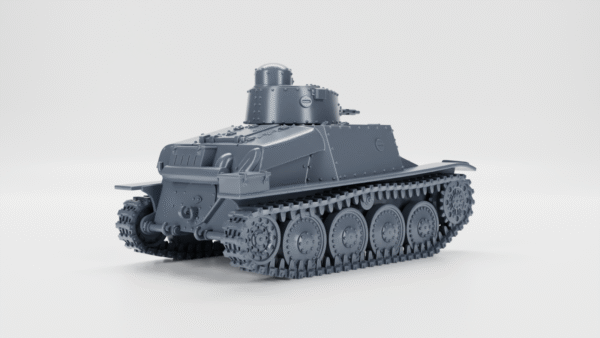 WW2 SWEDEN STRIDSVAGN M/37 LIGHT TANK 3D PRINTED, MANY SCALES AVAILABLE - Image 5