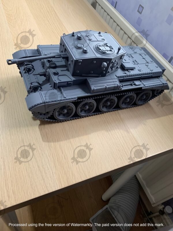 WW2 UK CROMWELL CRUISER, Mk.VIII, (A27M) , 3D PRINTED, MANY SCALES AVAILABLE - Image 5