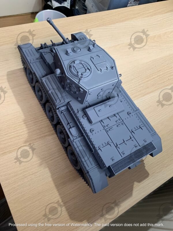 WW2 UK CROMWELL CRUISER, Mk.VIII, (A27M) , 3D PRINTED, MANY SCALES AVAILABLE - Image 6