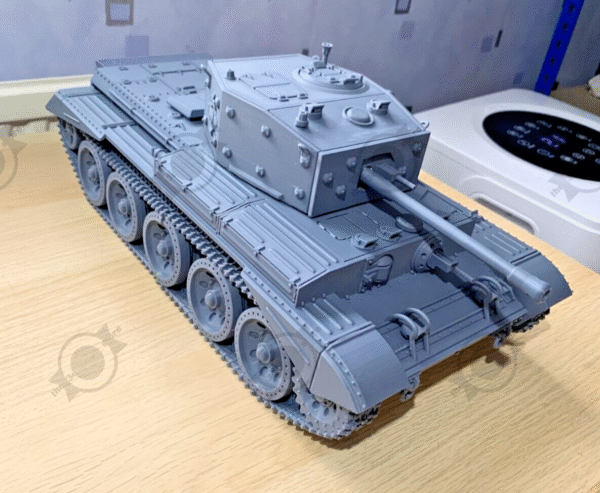 WW2 UK CROMWELL CRUISER, Mk.VIII, (A27M) , 3D PRINTED, MANY SCALES AVAILABLE
