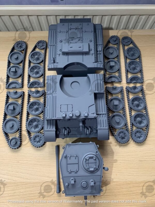 WW2 UK CROMWELL CRUISER, Mk.VIII, (A27M) , 3D PRINTED, MANY SCALES AVAILABLE - Image 9
