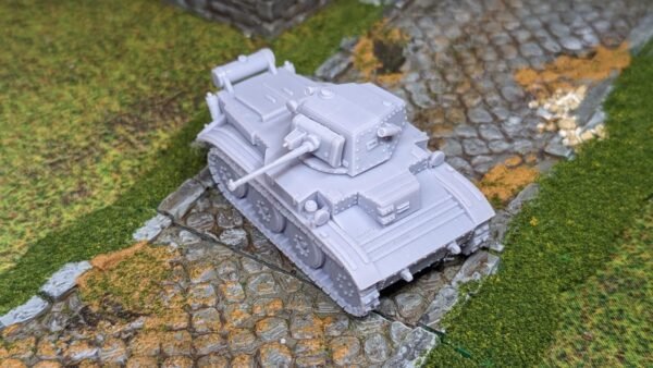 WW2 UK TETRARCH LIGHT TANK MK.VII (A17), 3D PRINTED, MANY SCALES AVAILABLE - Image 5