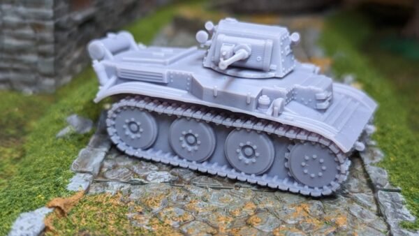 WW2 UK TETRARCH LIGHT TANK MK.VII (A17), 3D PRINTED, MANY SCALES AVAILABLE - Image 6