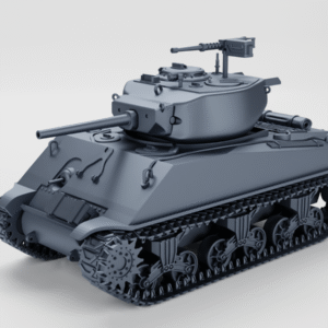WW2 USA SHERMAN M4A3E2 JUMBO COBRA KING, 3D PRINTED, MANY SCALES AVAILABLE